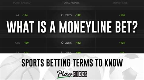 Moneyline bets in sports .